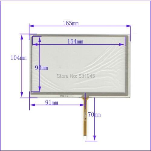 ZhiYuSun KDT-2627 this is compatible New 7Inch Touch Screen for 7 GPS GLASS 165*104 for tble compatible KDT2627