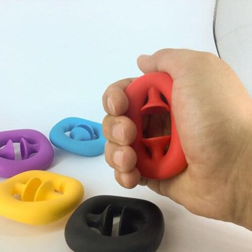 1Pc Silicone Suction Cup Decompression Grip Ball Workout Fitness Training Arm Power Hand Grips Strengthener Exerciser Equipment