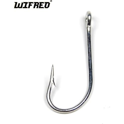[100PCS] Sea Kirby Ringed Hook Saltwater Fishing Hooks High Carbon Steel Barbed Sharp Wholesale