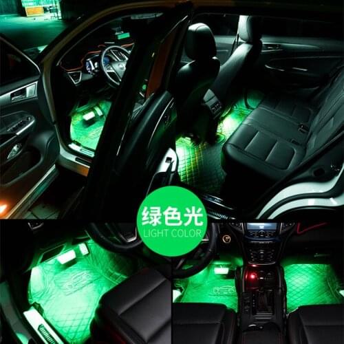 2pcs car LED foot lamp floor lamp decorative lamp for Ford Focus Fusion Escort Kuga Ecosport Fiesta Falcon EDGE/Explorer
