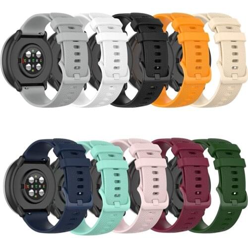 20mm Silicone Watch Bracelet Strap Watchband for POLAR Ignite Smart Sport Watch Accessories Wristband for Garmin Venu/Vivomove3