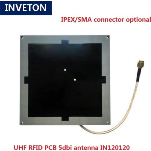 3-5m read range UHF RFID Mini Panel antenna high performance 915Mhz small ceramics rfid reader antenna for asset tracking