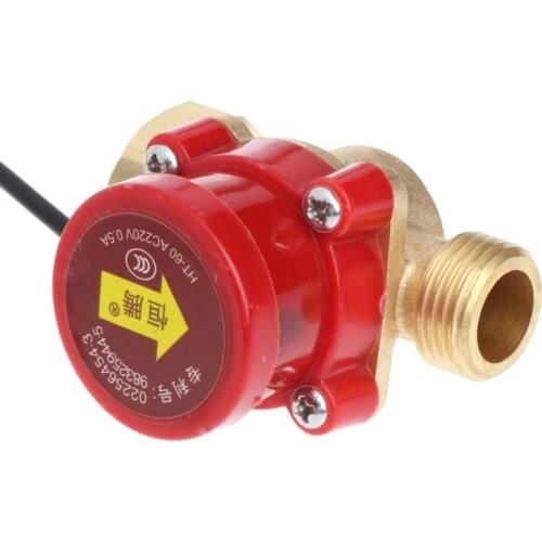 AIMOMETER 220V 60-90W Male Thread G1/2 Connector Circulation Pump Water Flow Sensor Switch