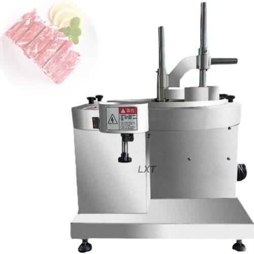 Commercial Kitchen Automatic Electric Beef Pork Fish Slicer Machine Stainless Steel Fresh Meat Slicing Maker