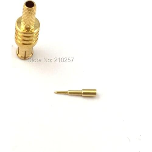 Free Shipping 10pcs MCX Crimp Plug Male Wire Connector Cable LMR100 RG174 RG316