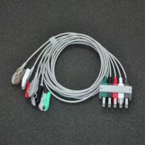 Free Shipping Compatible For Philips-HP 43100A,43110M/MC,43120A,43200A 5 Leadwire ECG Trunk Cable Medical Wire Cables AHA TPU