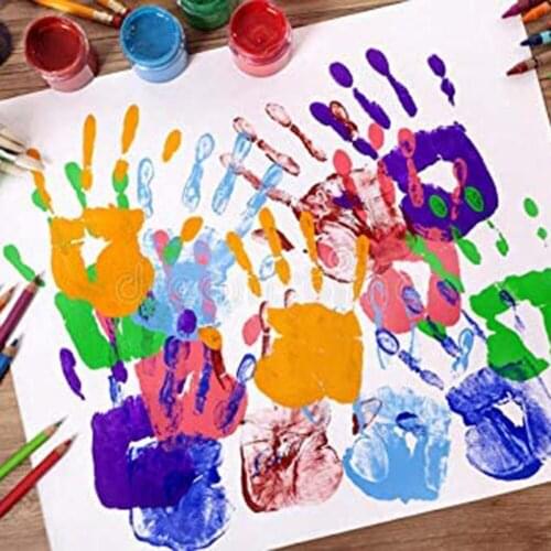 Color Childrens Finger Paint 30ml Kindergarten DIY Graffiti Paint Paint Set Washable Childrens Drawing Toys Dutiful