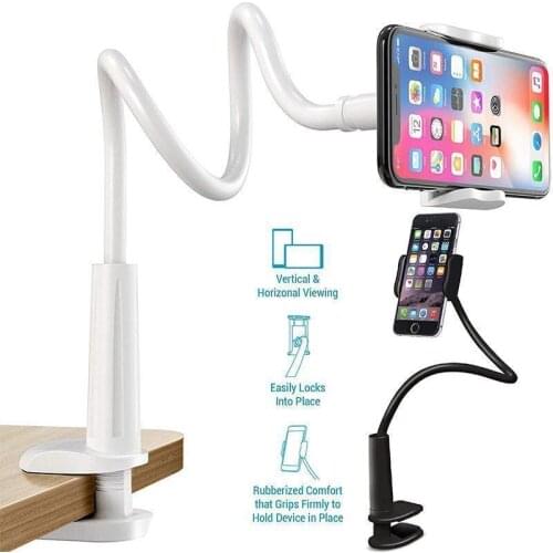 Bed Phone Holder Stand Adjustment With Spring-loaded Slip Lazy Flexible Mount Holder Hot Sale Bracket