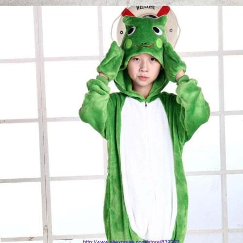 Children Frog Carton Animal Onesies Pajamas Boys Girls Costume Pyjamas Kids Cosplay Pijamas Children Sleepwear