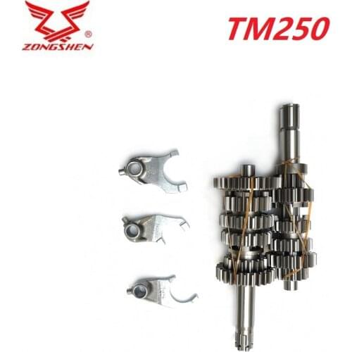 250cc countershaft main shaft fork for zongshen TM250 engine parts free shipping