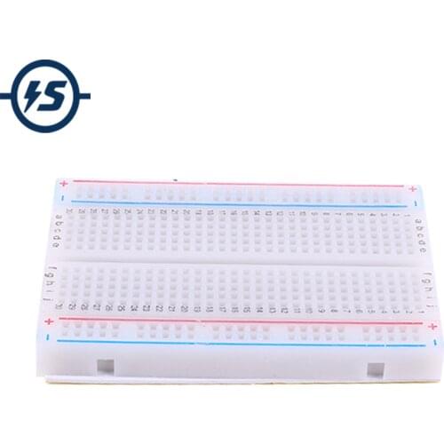 MB-102 400 Holes Breadboard 0.8mm Wire Aiameter Universal Board Solder-Free Test Circuit Board for Experimental Test