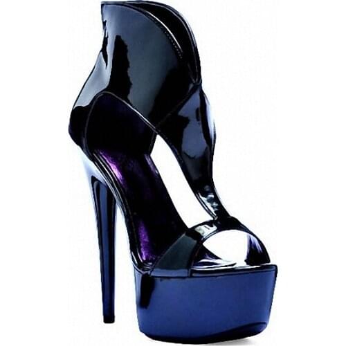 15 cm super high heels/princess dress shoes waterproof runway show singing and dancing evening shoes