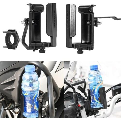 Motorcycle Beverage Water Bottle Drink Cup Holder For BMW R1200GS ADV R1250GS F750GS F850GS F800GS G310GS F900R C400X R NINE T