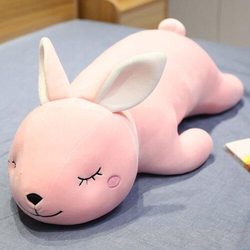 Lovely Giant Animal 110cm Super Soft Cartoon Bunny Plush Toy Rabbit Stuffed Pillow Girl Gift