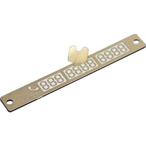 Car Styling Phone Number Card Sticker Night Luminous Temporary Car Parking Card Plate Suckers Phone Number Card