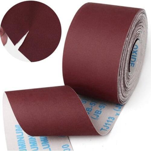 1M 60-800 Grit Emery Cloth Roll Polishing Sandpaper For Grinding Tools Polishing Metalworking Woodworking Furniture Abrasive