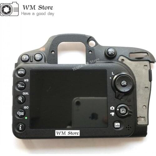 NEW For Nikon D7100 Back Cover Rear Shell Case with LCD Button Flex Cable Camera Replacement Unit Repair Part