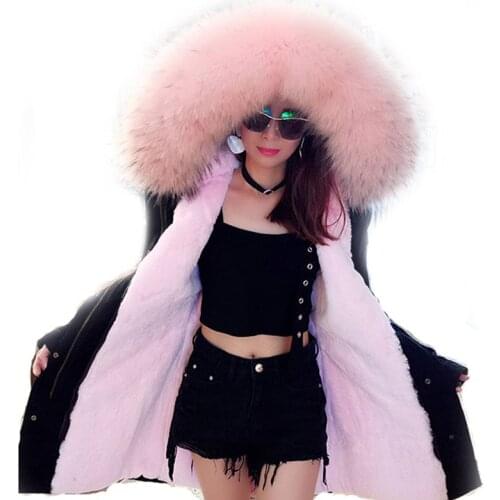 FURTJY free shipping New arrival camoflage parka with fur faux fur lined parka with plus size big real raccoon collar