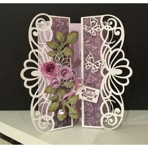 Spring Butterfly Wings Border 2020 New Metal Cutting Dies Stencil Scrapbooking Photo Album Card Paper Embossing Craft DIY