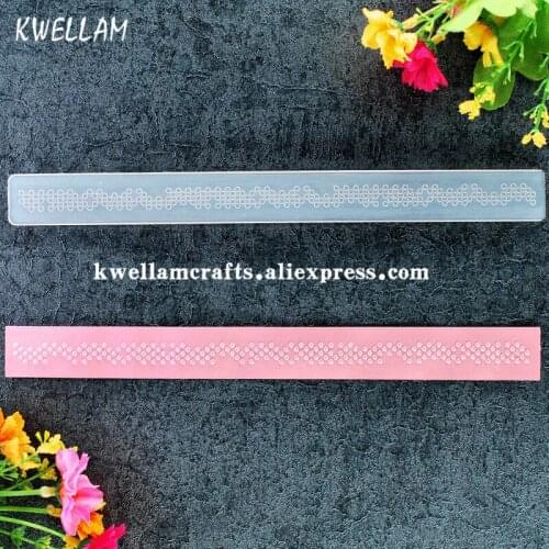 Dots Plastic Embossing Folder For Scrapbook DIY Album Card Tool Plastic Template 21.8x2.1cm KW7102321