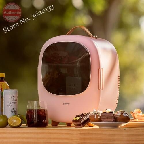 8L Portable Car Refrigerator Mini Fridge Freezer Heating Fridge Compressor with AC/DC Power Cord for Car & Home & Camping