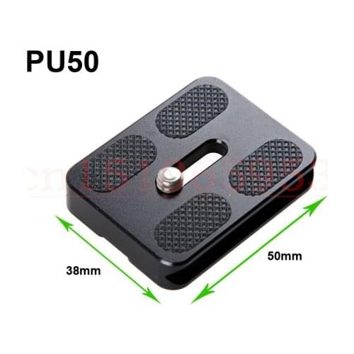 PU-50 Quick Release Plate 1/4 screw for Benro Arca Swiss Compatible PU50
