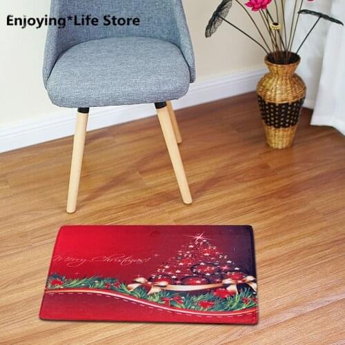 Christmas Decoration Cute Cartoon Floor Mat Bathroom Mat Non Slip Mat for Bathroom Shower Mat