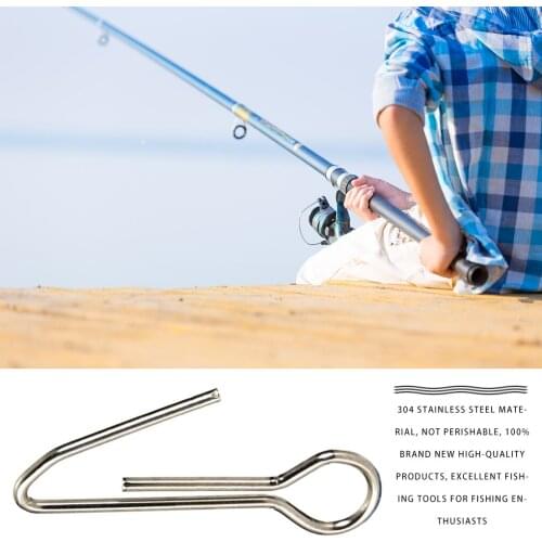 100pcs/set Fishing Hook Stainless Steel Fishing Lure Hook Snap Fishhook Fishing Pin Accessory