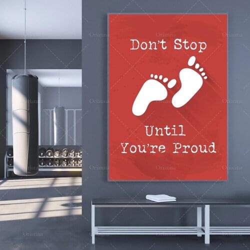 Nordic Abstract Motivation Quote Poster Wall Art Canvas Painting Hd Prints Poster Modular Pictures Living Room Decoration