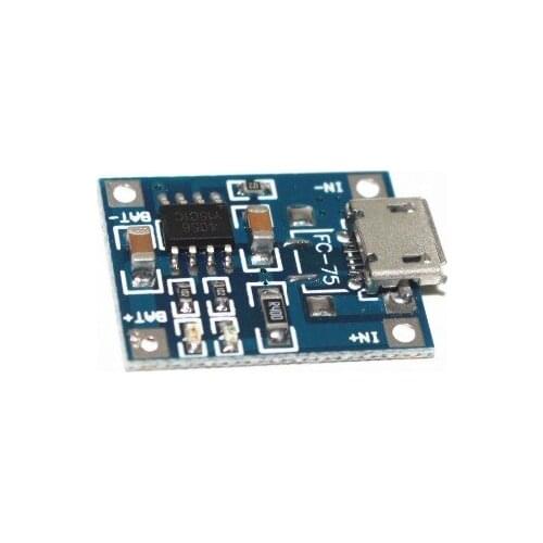 TP4056 1A Lithium battery special pad charging module MICRO interface