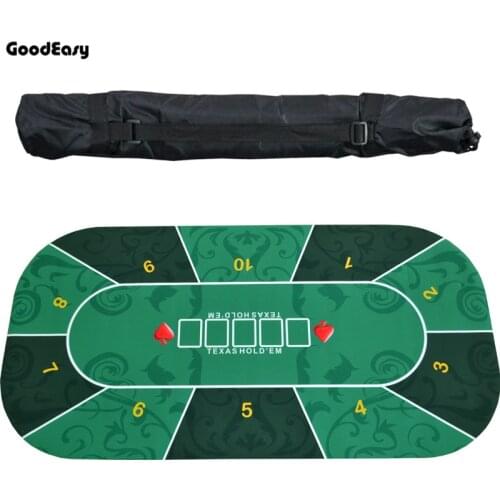 1.2m Green Texas Hold'em Poker Suede Rubber Table Cloth Table Top Digital printing Casino Board Game Poker Accessory