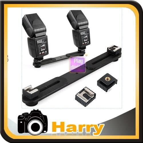 Camera 2PCS SC-6 Flash Hot Shoe Adapter for F58AM F56AM F36AM F42AM + 1PCS Flash Hot Shoe DC ARMS Bracket Stand