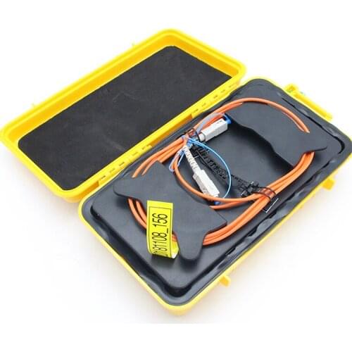 500M/1KM/2KM Fiber Optic OTDR Launch Cable Box OTDR Dead Zone Eliminator Fiber Rings Multi-Mode MM SC/UPC-SC/UPC