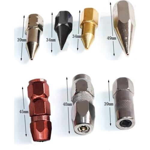 7pcs Grease Flat Nozzle Sharp Nozzle Heavy Duty Grease Explosion-Proof Nozzle Gun Accessories Nozzles Wholesale