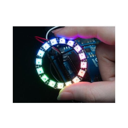Free Shipping!!! CJMCU 16 WS2812 5050 RGB LED lights built-in full-color circular drive Development Board SENSOR