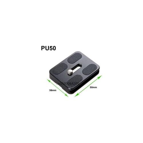 PU-50 Quick Release Plate with Hand Strap Mount Hole for Benro B1 B0 B2 Tripod