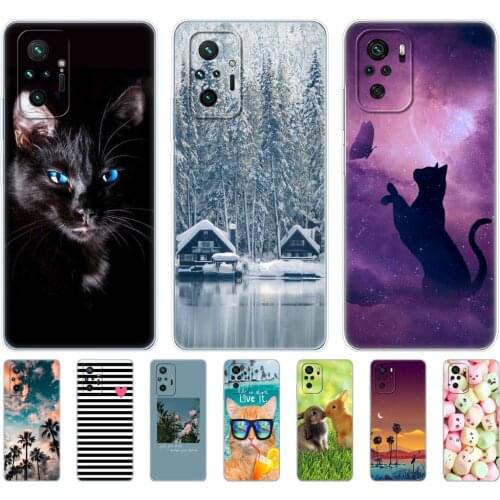 For Xiaomi Redmi Note 10 Case Silicon Soft Tpu Back Phone Cover For Redmi Note 10 Pro Global Version Note10 Protective Fundas
