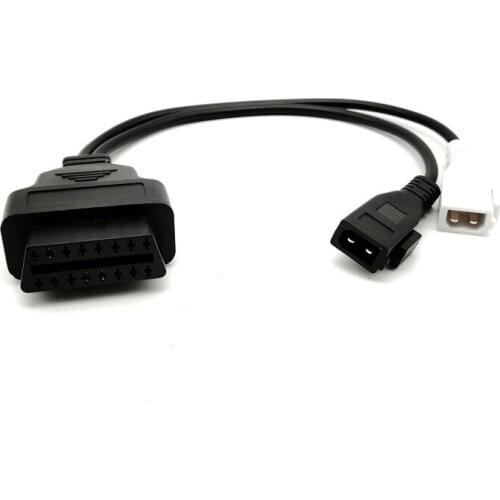 OBD Diagnostic Cable 2 + 2 Pin to 16Pin OBD 2 Female Adapter Port Connector 2pin OBD2 Cable Tool for Audi car