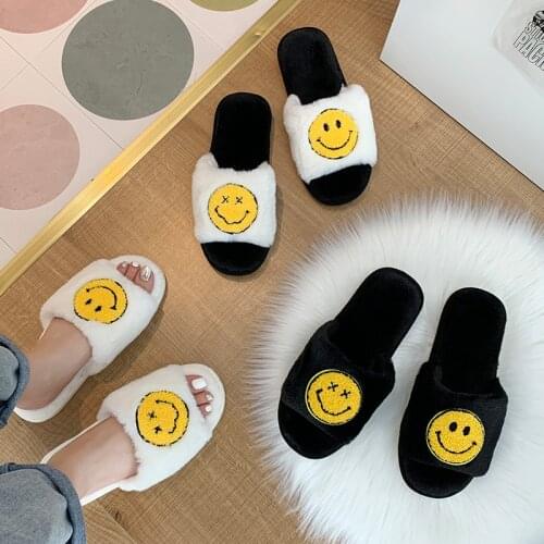 Hot Sale Winter White Home Fur Slippers Men Casual Unisex Comfortable Plush Face Indoor Slippers Flat Men Slides zapatillas casa