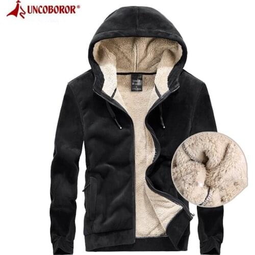 Winter Plus Velvet Thicken Hooded Jackets Men Streetwear Warm Parkas Coat 7XL 8XL Casual Slim Windbreaker Soft Shell Jacket Men