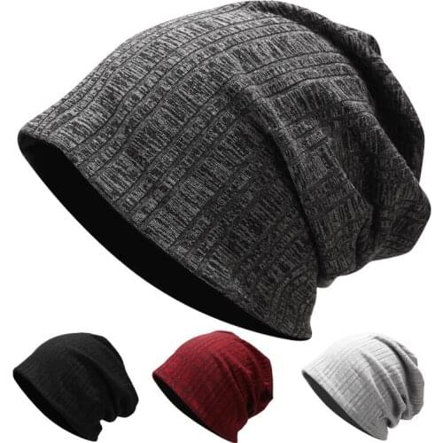 Autumn and Winter New Style Solid Color Knitted Hat Skullies Cap Beanie Hat for Adult Men and Women 88