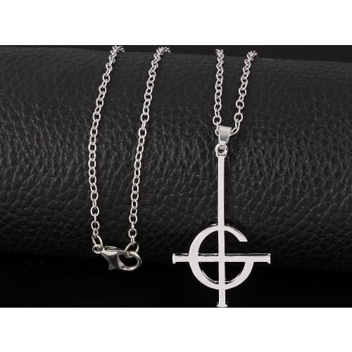 Cartoon Style Mysterious Destinys Gate Key Pendant Necklace Mens Classic Punk Party Jewelry