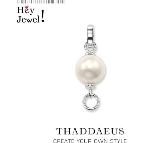 Pearl Charms Carriers 925 Sterling Silver Pearl Fit Necklace,2020 Europe Style Glam Jewelry Soul Gift For Women Girls