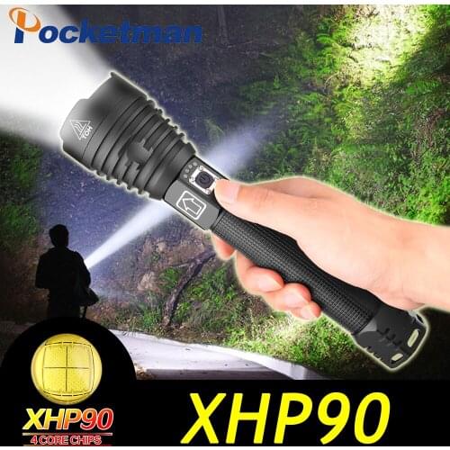 Dropshipping lumens Lamp xhp70.2 most powerful flashlight usb Zoom led torch xhp70 xhp50 18650 or 26650 battery Best Camping
