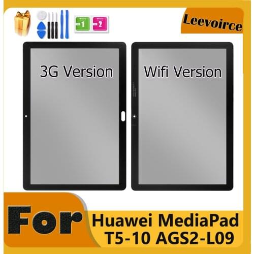 10.1” for Huawei MediaPad T5 10 L09 AGS2-W09 AGS2-L03 AGS2-W19 Touch Screen Front Glass Outer Glass Panel Replace Free Shipping
