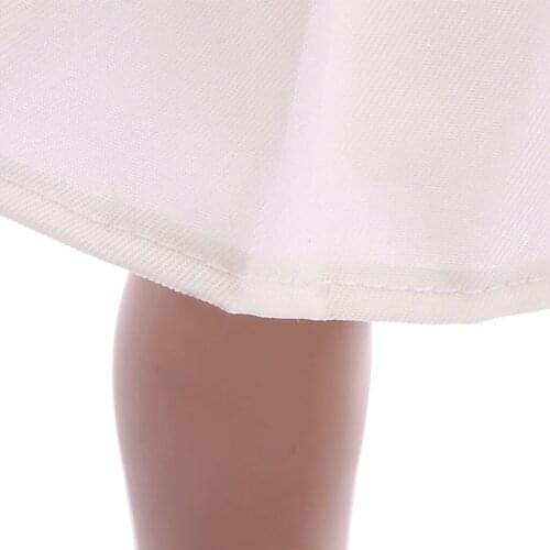 School Uniform Top & Pleated Dress for 18inch Doll Changing Accessories Gift