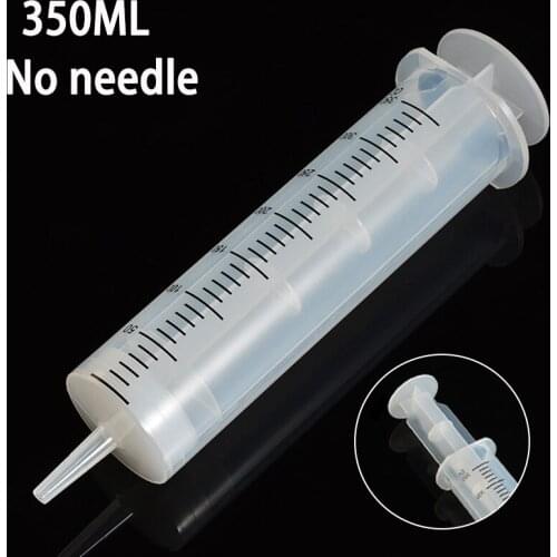 350ml Large Capacity Disposable Syringe Measuring Syringe Practical Feeding Inlet Pump Oil Accessories