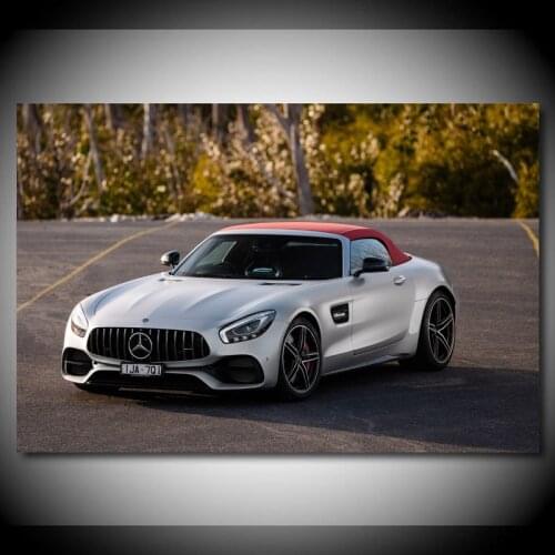 Modern Wall Art Canvas Paintings Supercars A M G GT C Cabriolet Roadster Picture HD Print Vehicle Posters for Living Room Decor