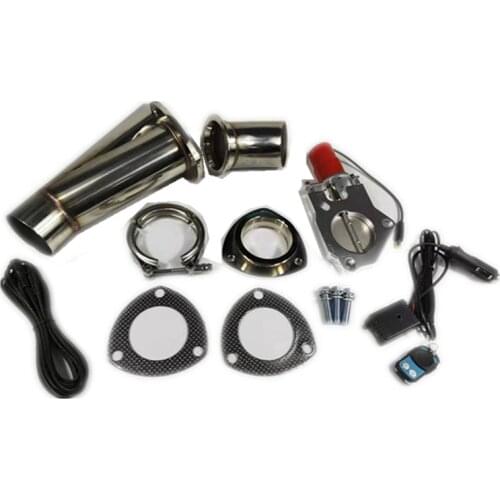 SPSLD 2 2.5 3 Inch Electric Stainless Exhaust Cutout Cut Out Dump Valve / switch Manual control