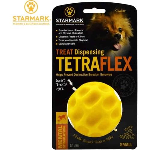 Starmark Treat Dispensing Tetraflex Dog Toy